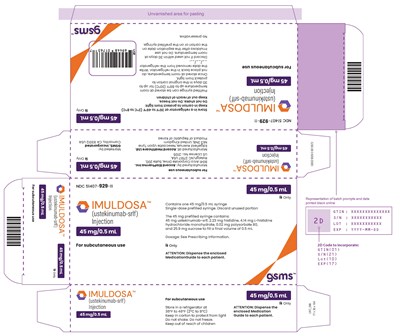 Ustekinumab_45 mg Pfs Carton-gsms.jpg (Ustekinumab 45 mg Pfs Carton Gsms)